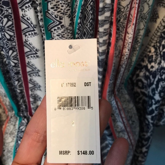 Ella Moss Boho Kimono Hippie Chic Small Tunic NEW - Picture 5 of 6